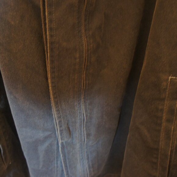 CARHARTT Men's Large Suede leather coat - Picture 3 of 10